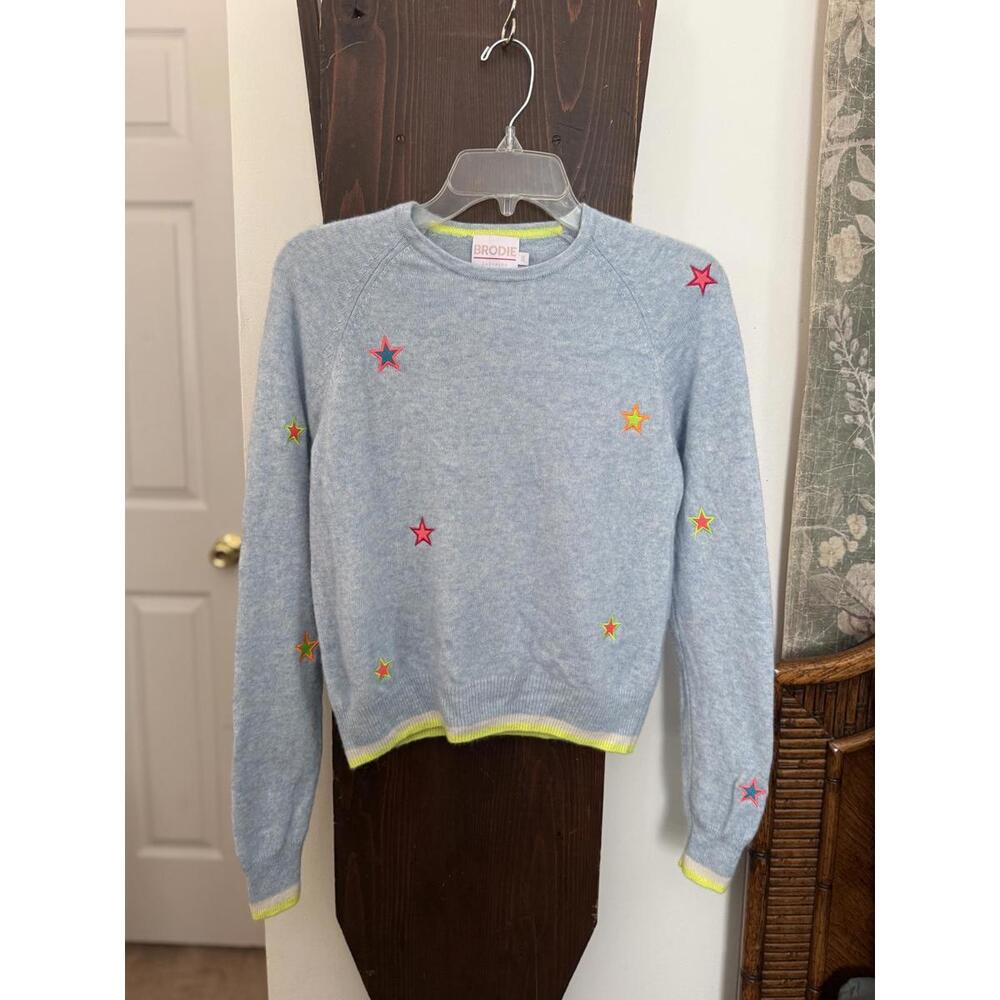 Brodie Cashmere Star Sweater - XS